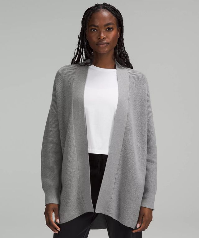 Lululemon Athletica Merino Wool-Blend Ribbed Long Wrap Sweater Women's  Sweaters Upper Canada Mall | lupon.gov.ph