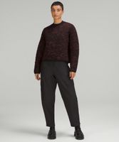 Jacquard Multi-Texture Crewneck Sweater | Women's Hoodies & Sweatshirts
