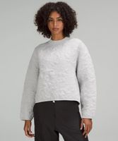 Lululemon Jacquard Multi-Texture Crew Neck Sweater - Red Merlot