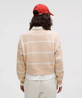 Perfectly Oversized Cropped Crew *Stripe | Women's Hoodies & Sweatshirts