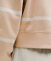 Perfectly Oversized Cropped Crew *Stripe | Women's Hoodies & Sweatshirts