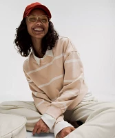Perfectly Oversized Cropped Crew *Stripe | Women's Hoodies & Sweatshirts