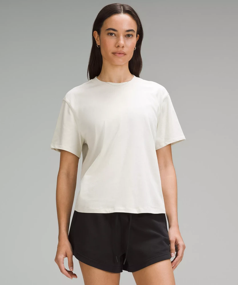 Relaxed-Fit Cotton Jersey T-Shirt | Women's Short Sleeve Shirts & Tee's