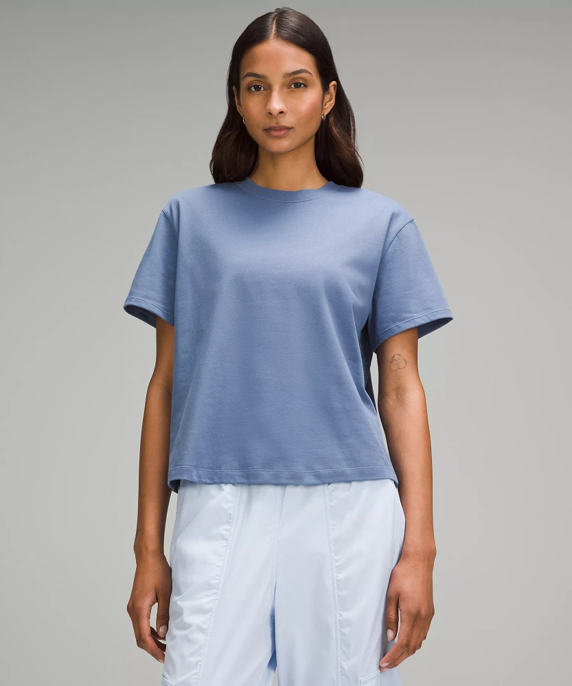 Relaxed-Fit Cotton Jersey T-Shirt | Women's Short Sleeve Shirts & Tee's