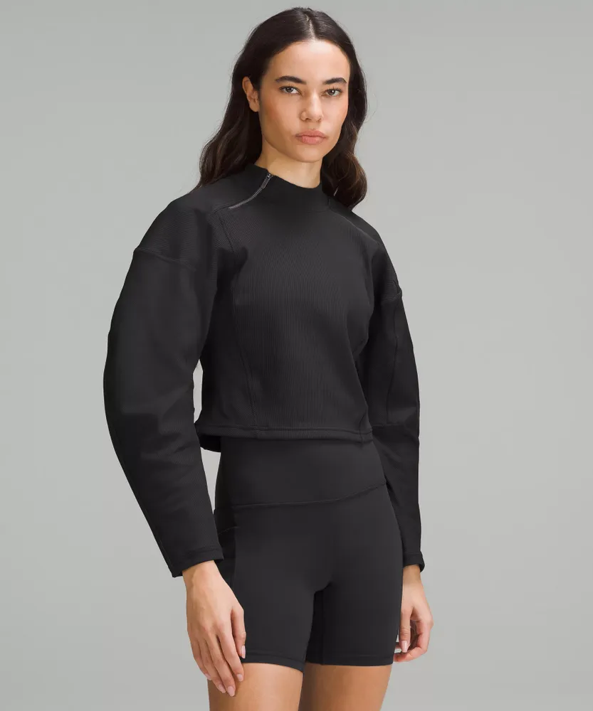 Ribbed Luxtreme Wide-Sleeve Pullover | Women's Long Sleeve Shirts