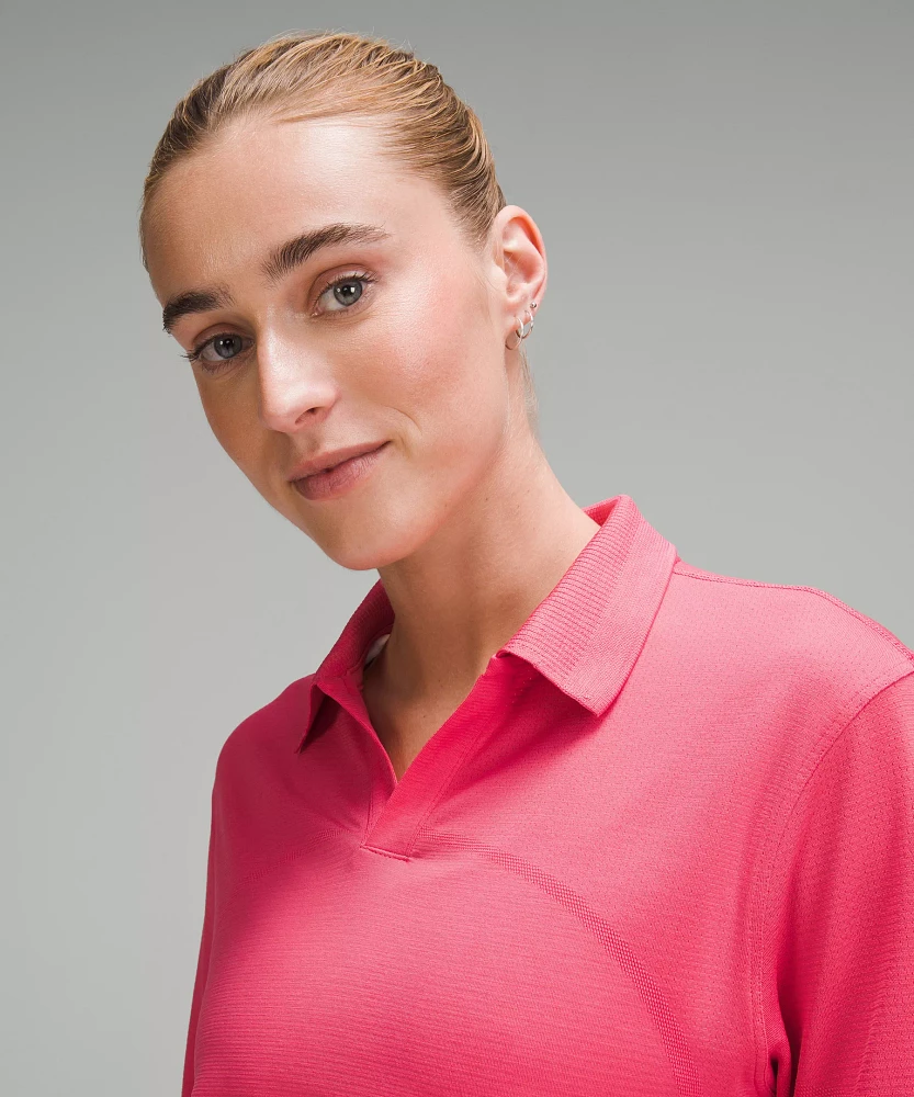 Swiftly Tech Relaxed-Fit Polo Shirt | Women's Short Sleeve Shirts & Tee's