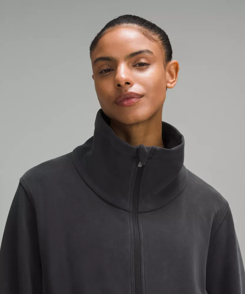 Lululemon grey zip hoodie jacket sweatshirt soft streme size 6