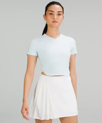 Nulux Cropped Tennis Short-Sleeve Shirt | Women's Short Sleeve Shirts & Tee's