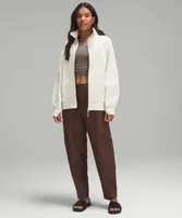 Scuba Oversized Funnel-Neck Full Zip *Long | Women's Hoodies & Sweatshirts