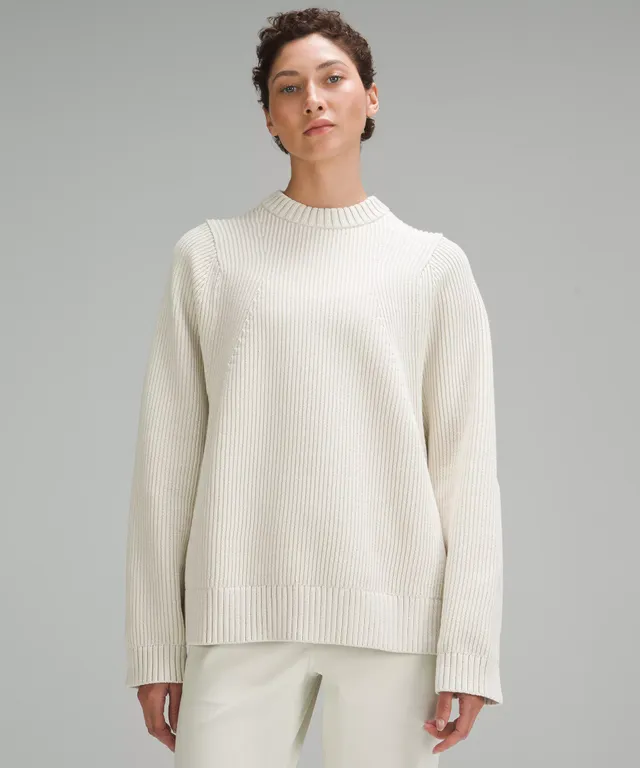 Lululemon Multi-Texture Crew Neck Sweater Sweatshirt