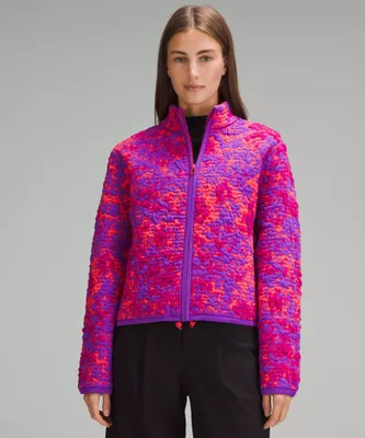 Insulated Jacquard Full-Zip Jacket | Women's Hoodies & Sweatshirts