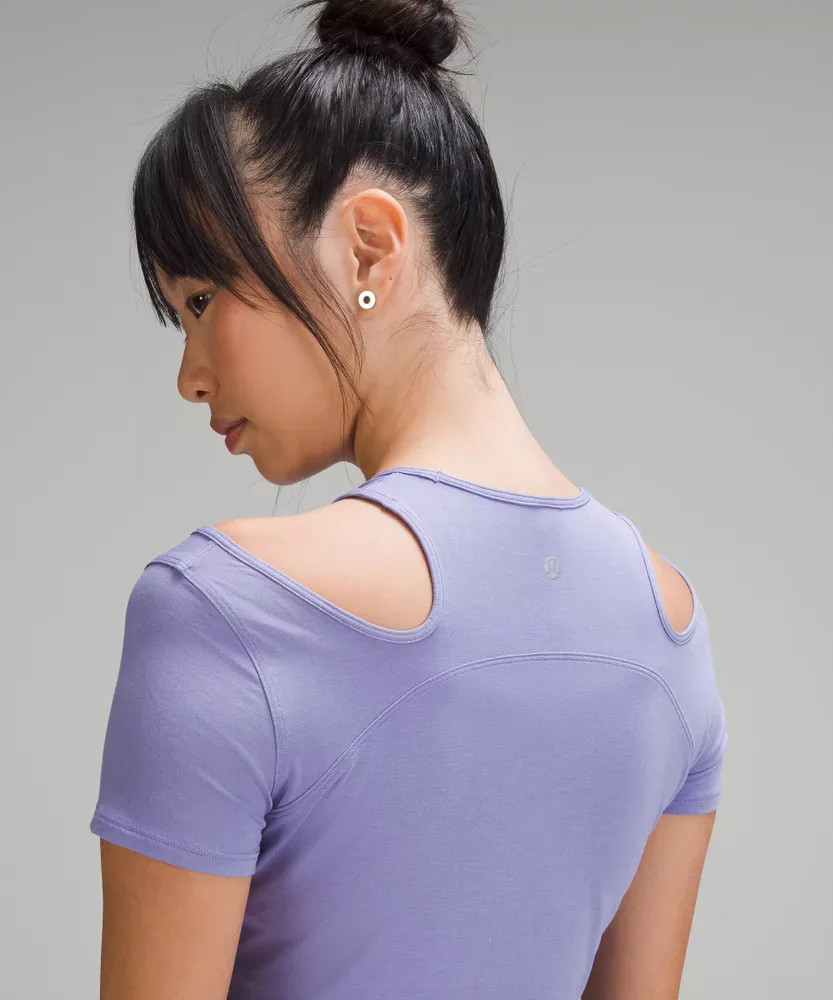 Lululemon athletica Shoulder Cut-Out Yoga T-Shirt