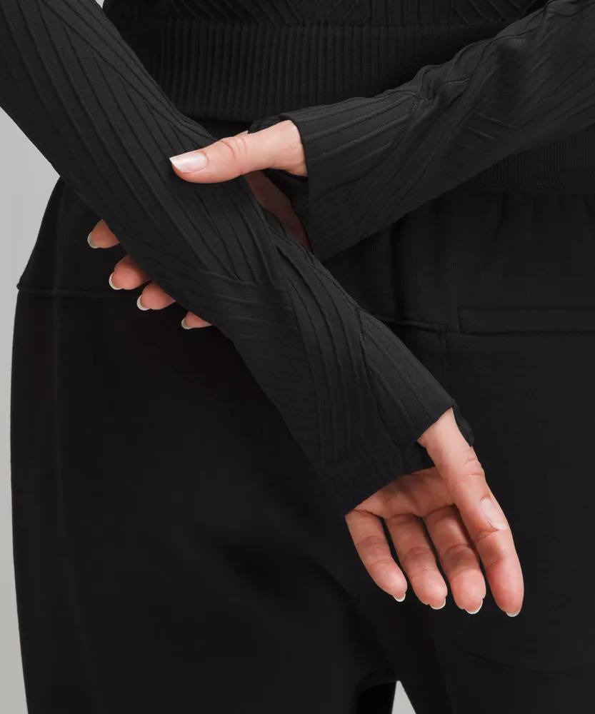 Rest Less Cropped Half Zip | Women's Long Sleeve Shirts