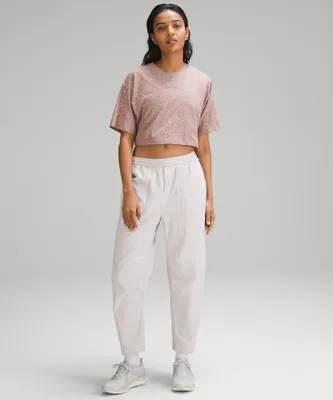 lululemon lab Cotton-Blend Cropped T-Shirt *Graphic | Women's Short Sleeve Shirts & Tee's
