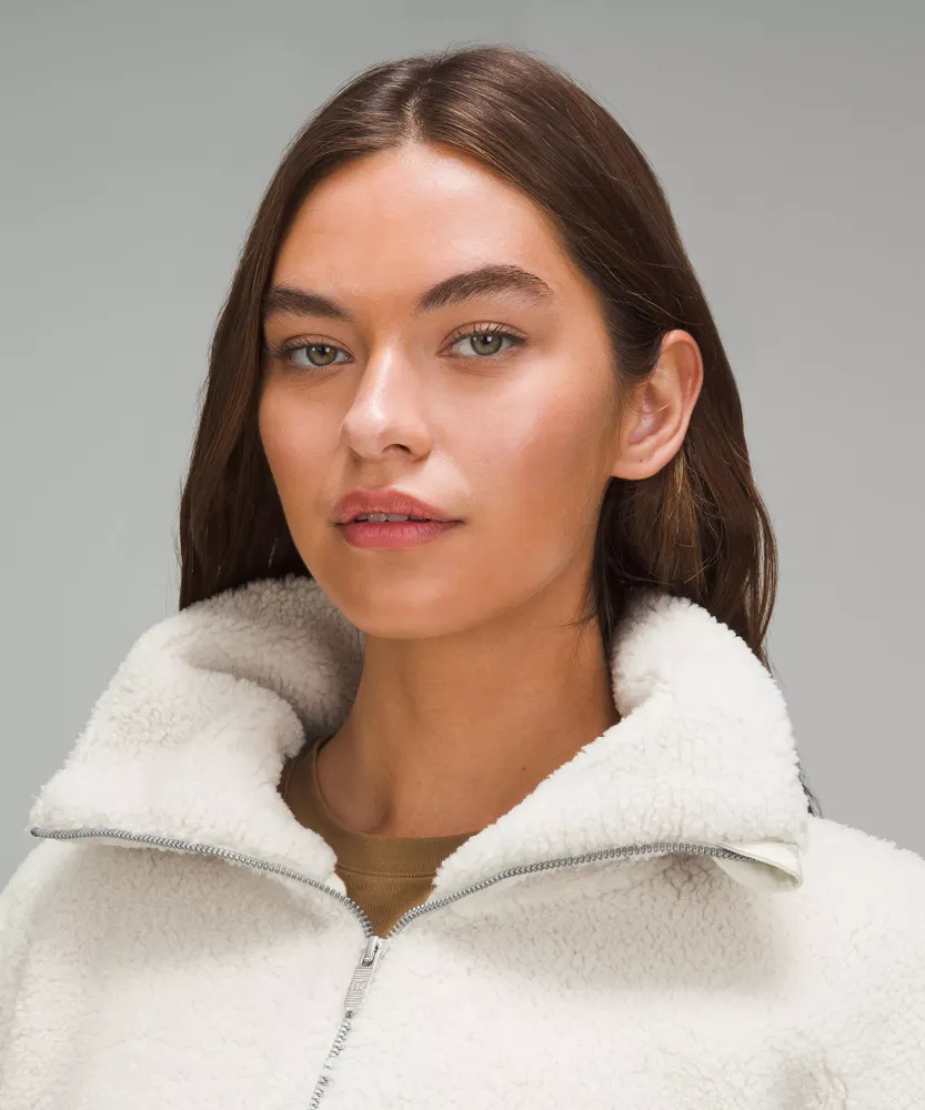Textured Fleece Cinchable Full Zip | Women's Hoodies & Sweatshirts