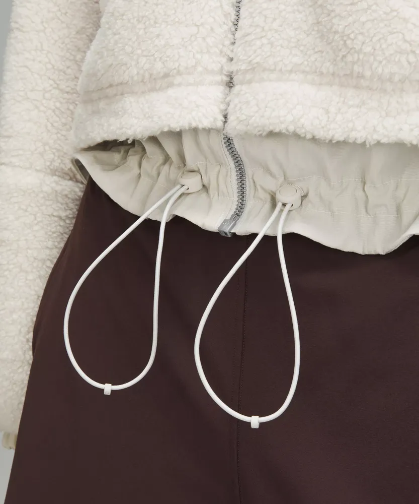 Textured Fleece Cinchable Full Zip | Women's Hoodies & Sweatshirts