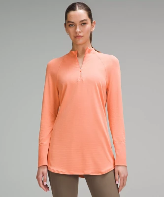 Swiftly Relaxed Long-Length Half Zip | Women's Long Sleeve Shirts