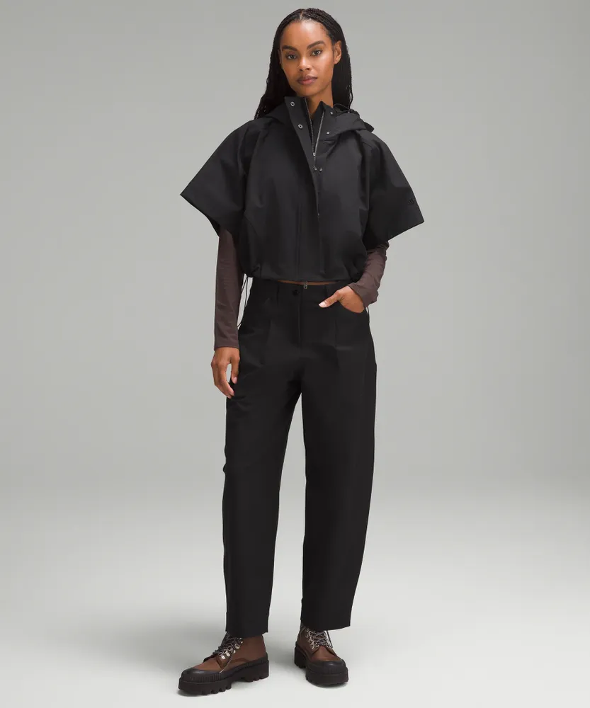 Mixed Woven Short-Sleeve Jacket | Women's Hoodies & Sweatshirts