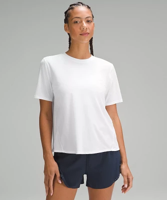 Mesh Panelled UV Protection Running T-Shirt | Women's Short Sleeve Shirts & Tee's