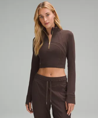 Define Cropped Half Zip *Luon | Women's Hoodies & Sweatshirts