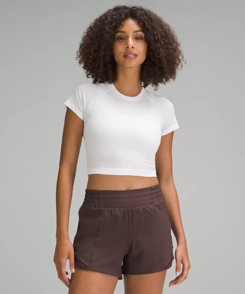 Swiftly Tech Cropped Short-Sleeve Shirt 2.0 | Women's Short Sleeve Shirts & Tee's