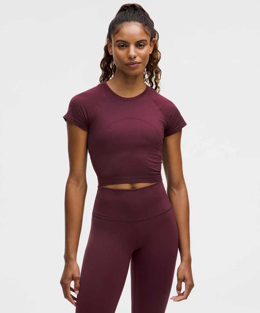 Swiftly Tech Cropped Short-Sleeve Shirt 2.0 | Women's Short Sleeve Shirts & Tee's