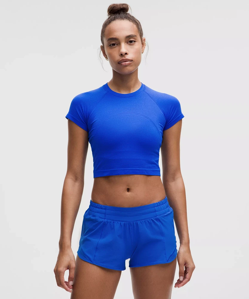 Swiftly Tech Cropped Short-Sleeve Shirt 2.0 | Women's Short Sleeve Shirts & Tee's