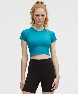 Swiftly Tech Cropped Short-Sleeve Shirt 2.0 | Women's Short Sleeve Shirts & Tee's