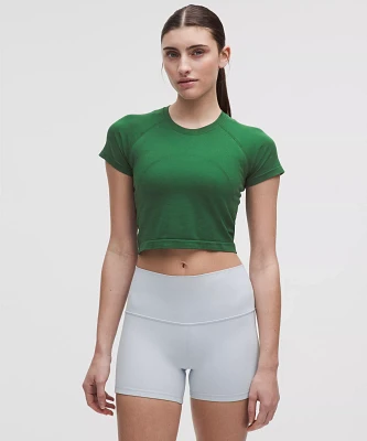 Swiftly Tech Cropped Short-Sleeve Shirt 2.0 | Women's Short Sleeve Shirts & Tee's