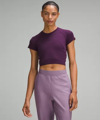 Swiftly Tech Cropped Short-Sleeve Shirt 2.0 | Women's Short Sleeve Shirts & Tee's
