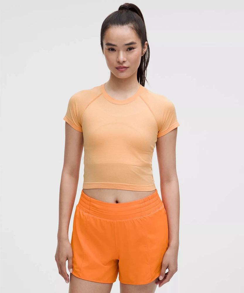 Swiftly Tech Cropped Short-Sleeve Shirt 2.0 | Women's Short Sleeve Shirts & Tee's