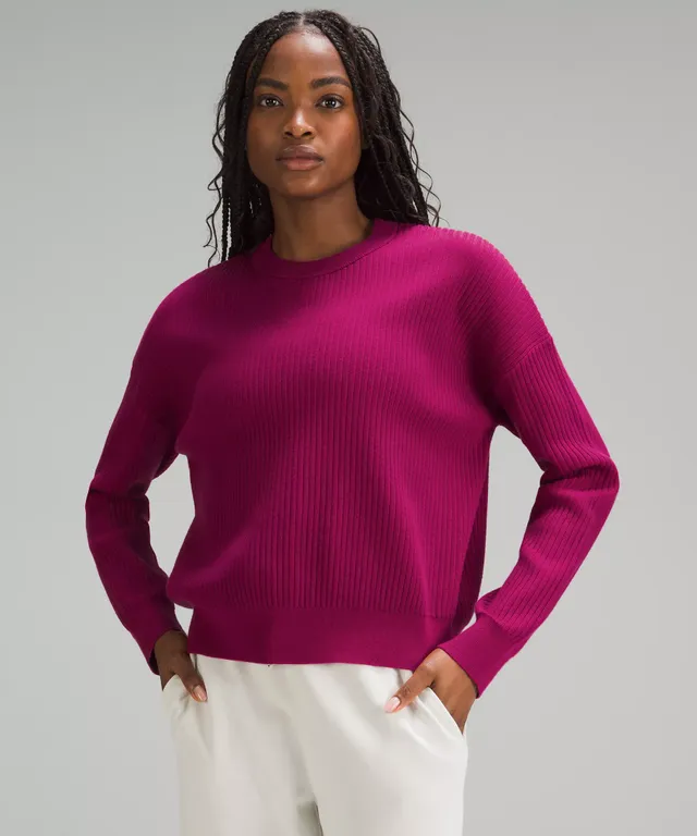 Lululemon Multi-Texture Crew Neck Sweater Sweatshirt