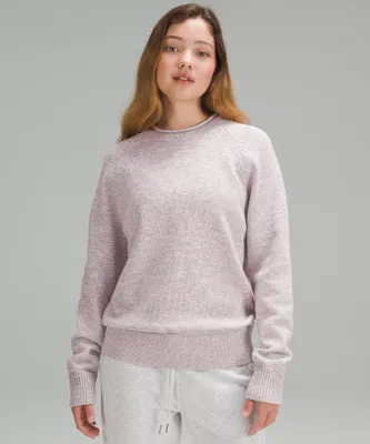 Boxy Cotton-Blend Sweater | Women's Sweaters