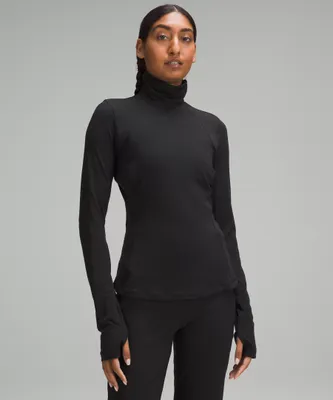 Long-Sleeve Jersey Turtleneck Base Layer | Women's Long Sleeve Shirts