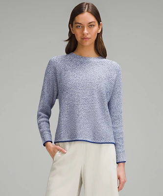 Silk-Blend Crewneck Sweater | Women's Sweaters