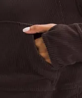 Scuba Oversized Hoodie *Velvet Cord | Women's Hoodies & Sweatshirts