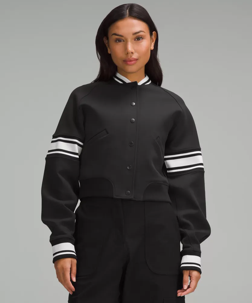 Lululemon athletica Snap-Front Varsity Jacket, Women's Hoodies &  Sweatshirts