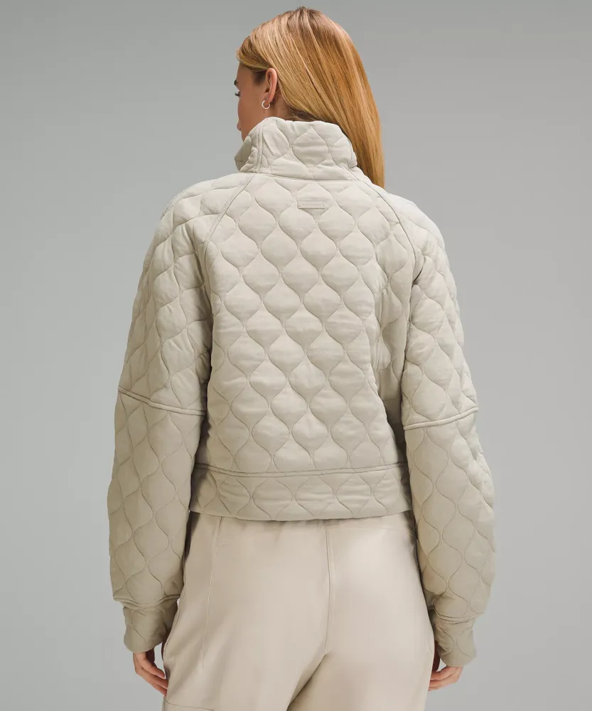 Scuba Oversized Quilted Half Zip | Women's Hoodies & Sweatshirts