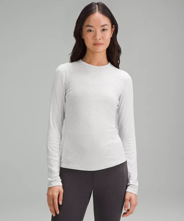 Lululemon Tight-Fit Lined T-Shirt - White - Size XS