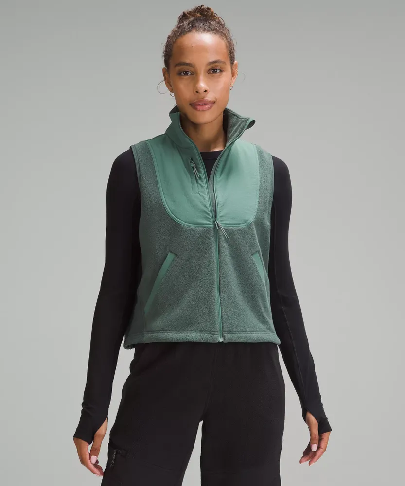 Fleece + Ripstop Hiking Vest | Women's Hoodies & Sweatshirts