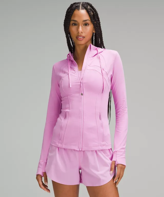 lululemon athletica, Jackets & Coats, Lululemon Define Jacket Pink Coral  Gold Logo Rare Size 4
