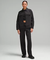 Cotton-Blend Double-Knit Full Zip | Women's Hoodies & Sweatshirts