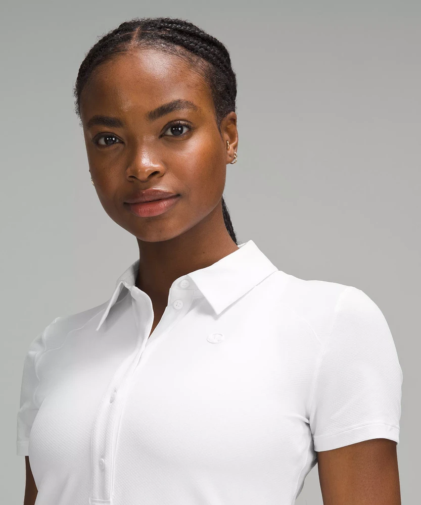 Quick-Dry Short-Sleeve Polo Shirt *Straight Hem | Women's Shirts