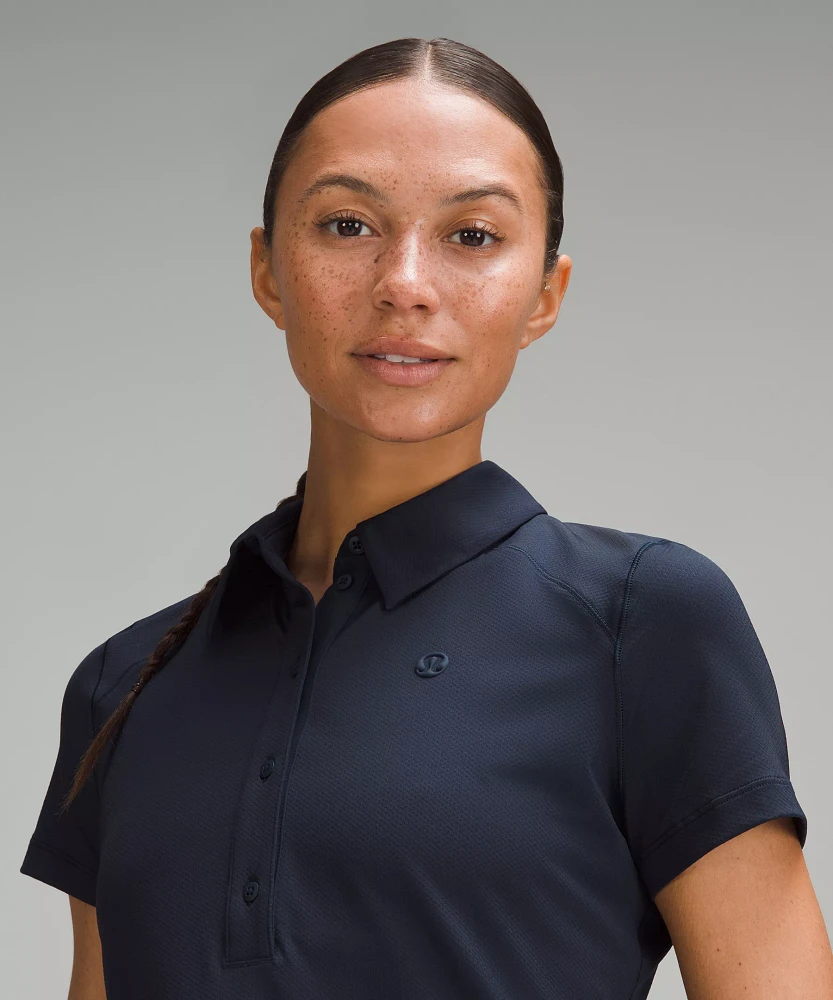 Quick-Dry Short-Sleeve Polo Shirt *Straight Hem | Women's Shirts