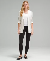 Relaxed-Fit Twill Blazer | Women's Coats & Jackets