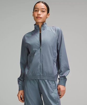Relaxed-Fit Track Jacket *Iridescent | Women's Hoodies & Sweatshirts