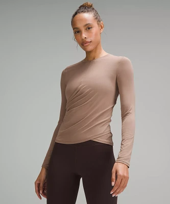 Light SmoothCover Wrap-Front Long-Sleeve Shirt | Women's Long Sleeve Shirts