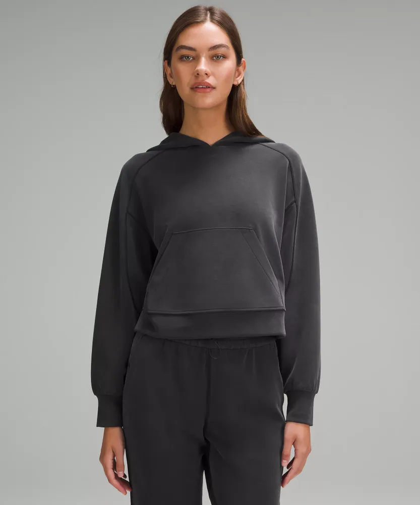 Lululemon Black Softstreme Oversized Pullover Sweatshirt. Size 8.
