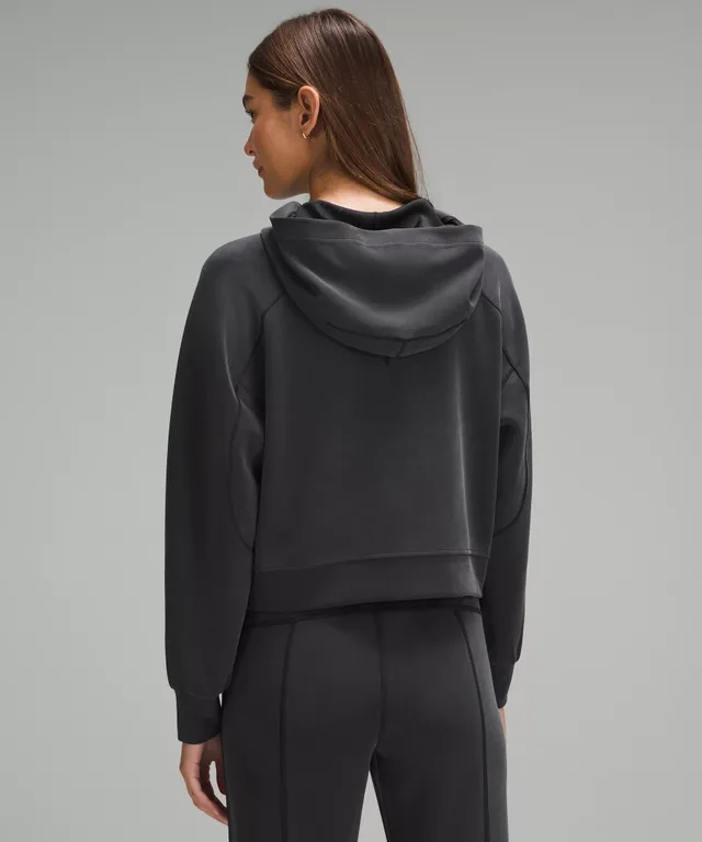 Lululemon Dark Gray Cinch Waist Zip Up Hooded Sweatshirt Women’s Size 4