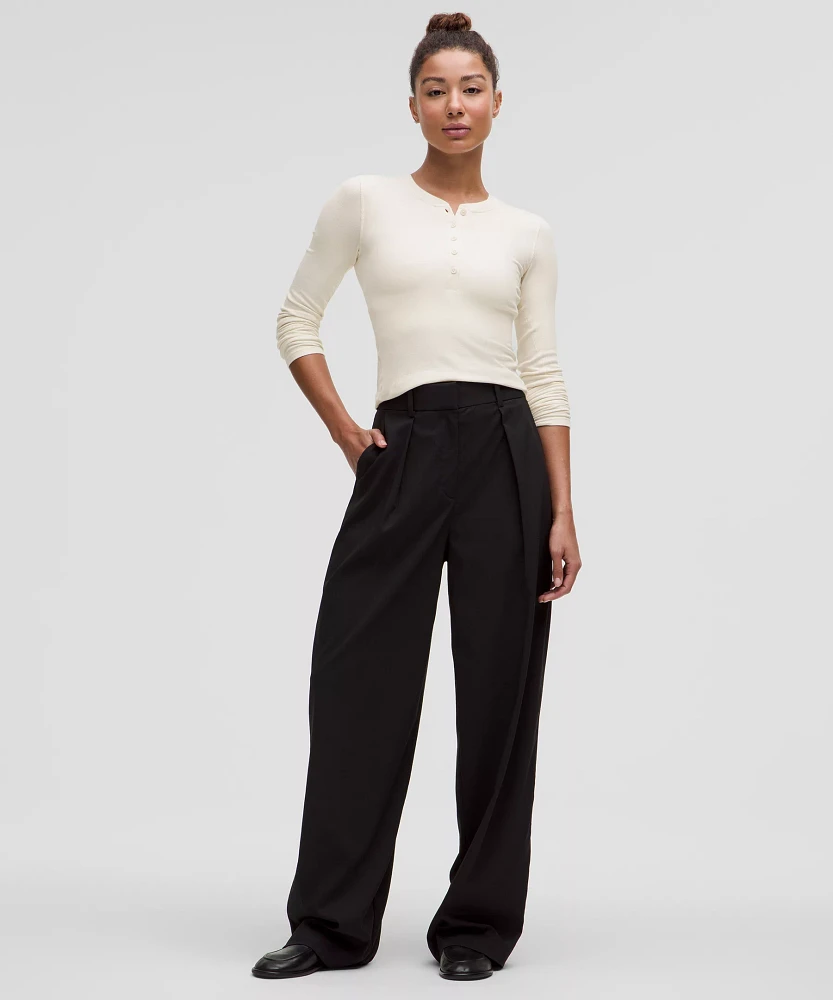 Hold Tight Long-Sleeve Henley | Women's Long Sleeve Shirts